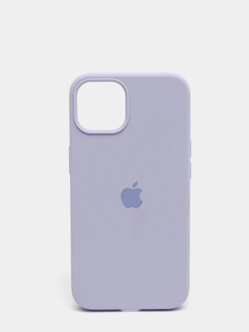 Лавандовый чехол Silicone Case для iPhone 13 с закрытым низом