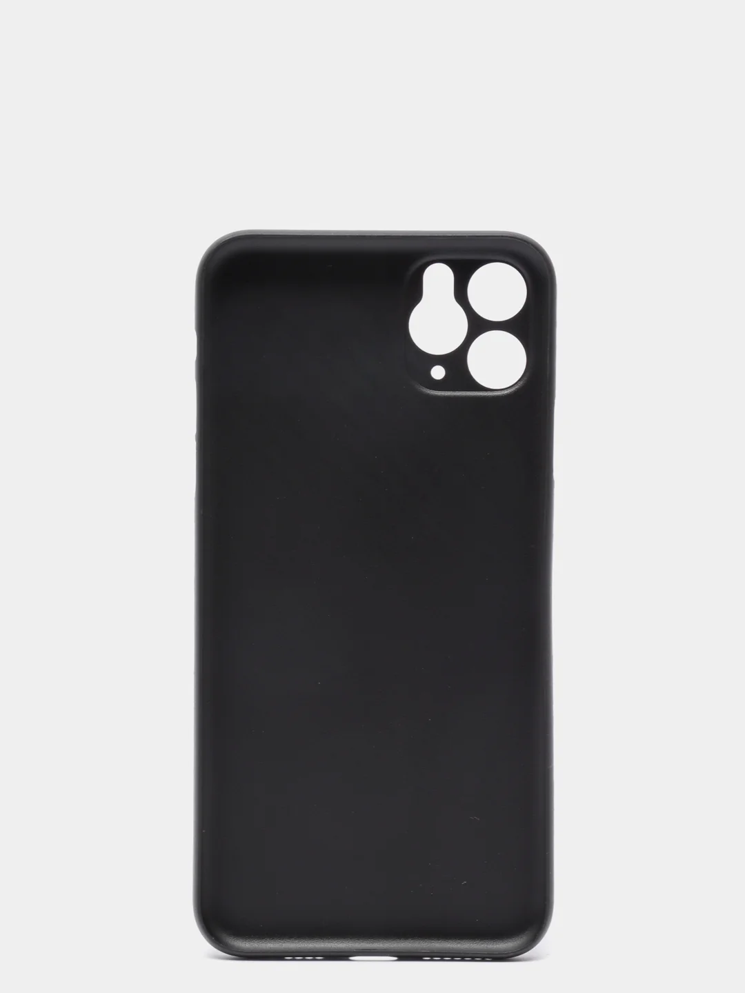 Черный силиконовый чехол iPhone 11 / 11 Pro / 11 Pro Max