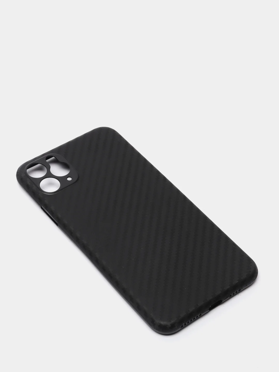Черный силиконовый чехол iPhone 11 / 11 Pro / 11 Pro Max