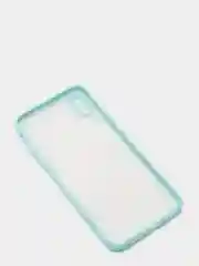 Бирюзовый силиконовый противоударный чехол для Iphone XS MAX
