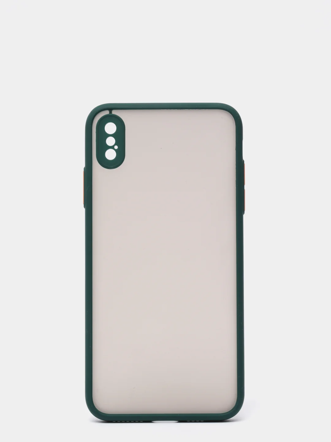 Зеленый силиконовый противоударный чехол для Iphone XS MAX