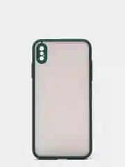 Зеленый силиконовый противоударный чехол для Iphone XS MAX