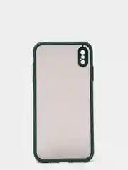 Зеленый силиконовый противоударный чехол для Iphone XS MAX