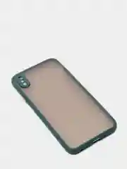 Зеленый силиконовый противоударный чехол для Iphone XS MAX