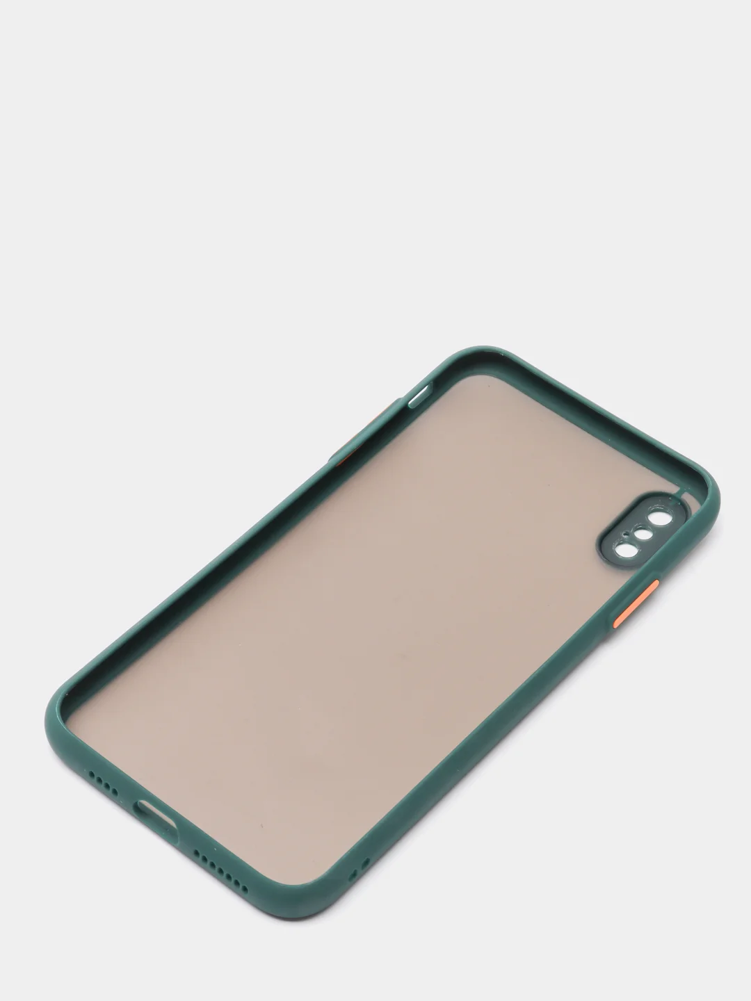 Зеленый силиконовый противоударный чехол для Iphone XS MAX