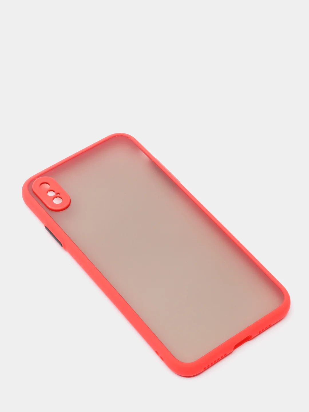 Красный силиконовый противоударный чехол для Iphone XS MAX