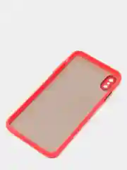 Красный силиконовый противоударный чехол для Iphone XS MAX