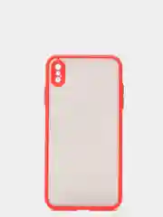 Красный силиконовый противоударный чехол для Iphone XS MAX