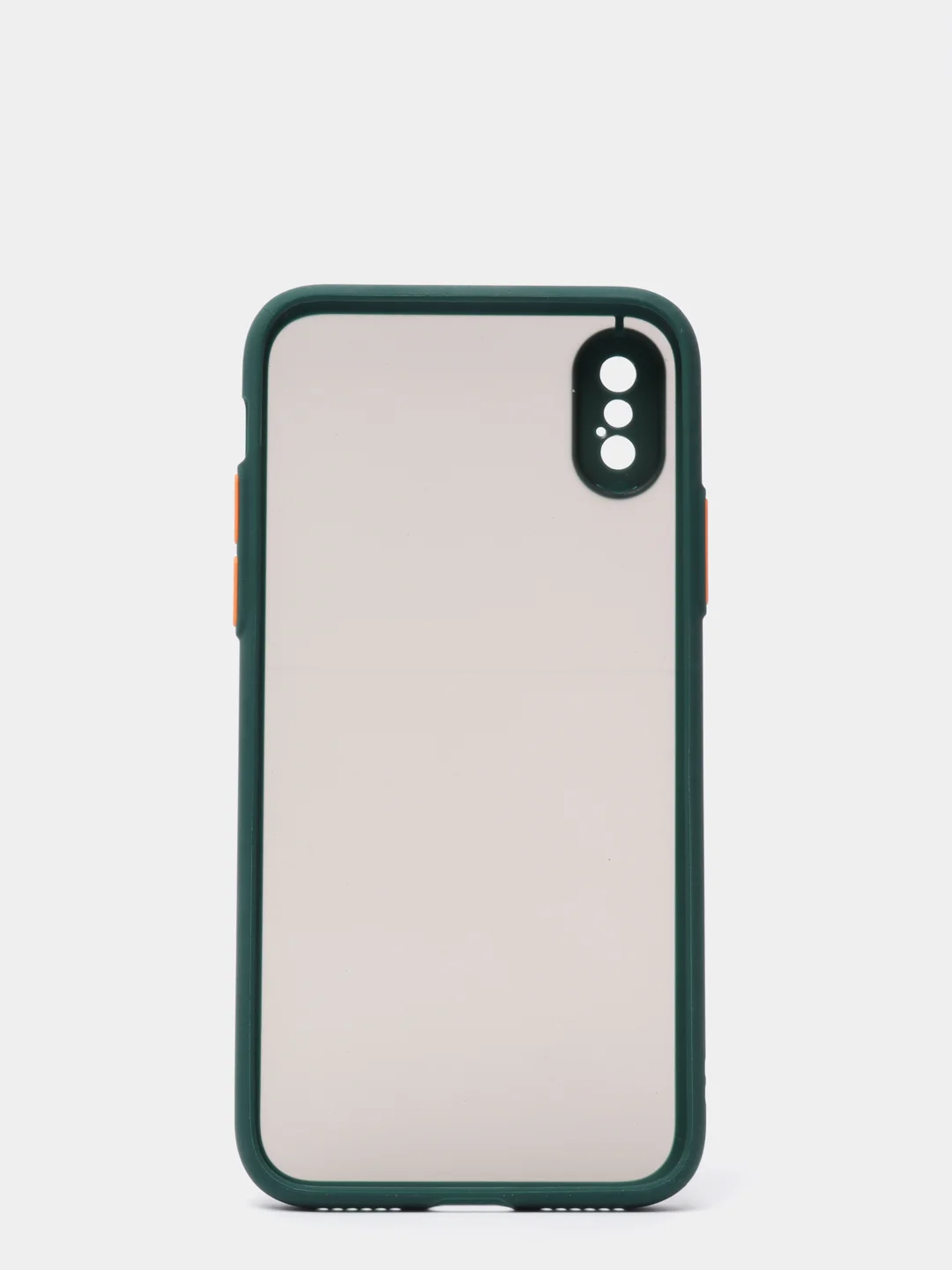 Зеленый силиконовый противоударный чехол для Iphone X/XS