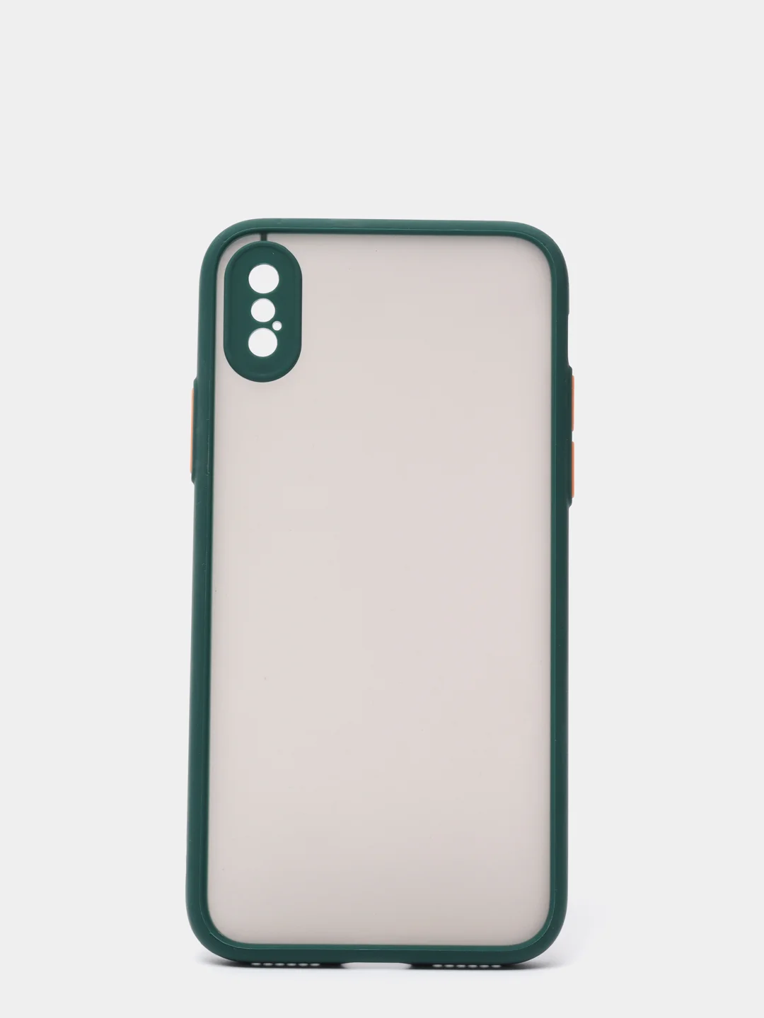 Зеленый силиконовый противоударный чехол для Iphone X/XS