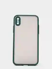Зеленый силиконовый противоударный чехол для Iphone X/XS