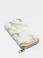 Белый кошелек женский, женское портмоне, большой бумажник для денег, карт и на подарок