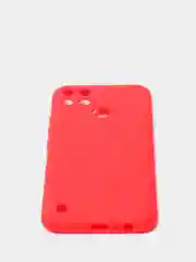 Красный чехол для Realme C21Y цветной матовый