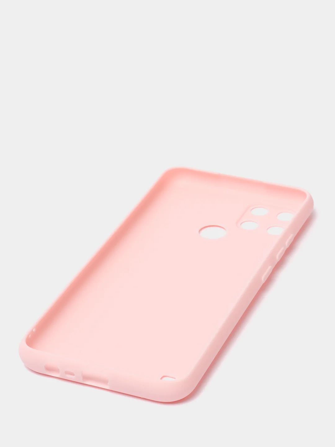 Розовый чехол для Realme C21Y цветной матовый