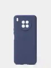 Синий чехол для Huawei Honor 50 Lite цветной матовый