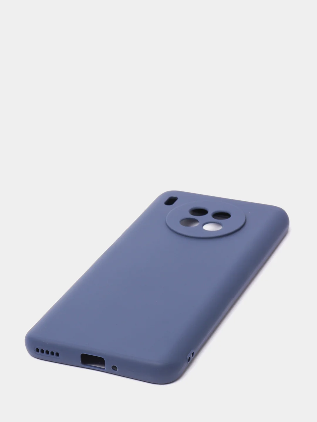 Синий чехол для Huawei Honor 50 Lite цветной матовый