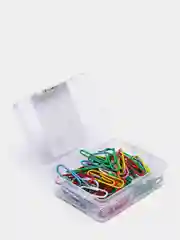 Канцелярские скрепки, цветные