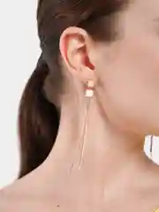 Серьги-подвески, гвоздики, S 925