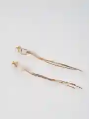 Серьги-подвески, гвоздики, S 925