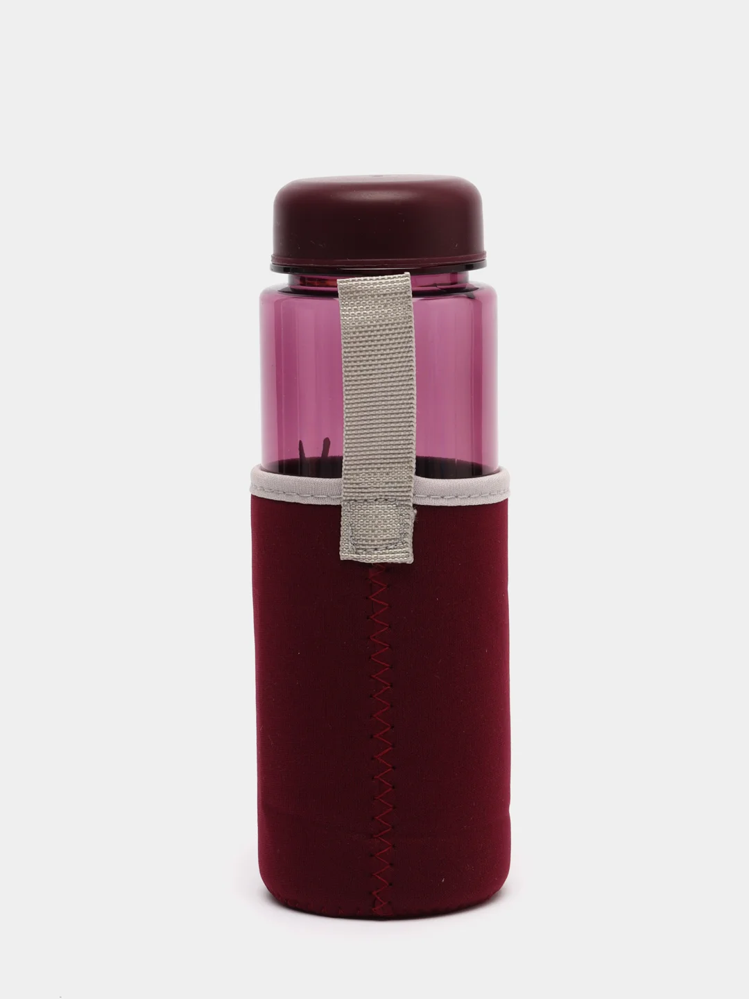 Бордовый my bottle в термочехле