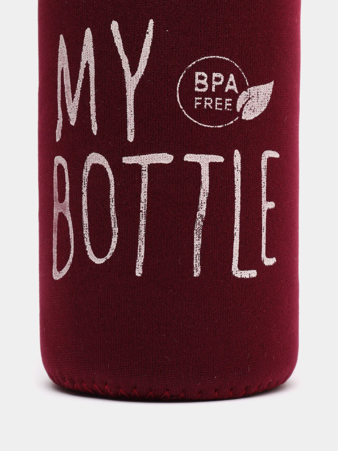 Бордовый my bottle в термочехле