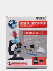 Микроскоп детский, с увеличением 100х, 400х, 1200х