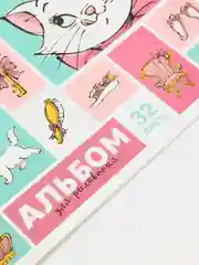 Конфетный альбом для рисования 32 листа, А4, на скобе
