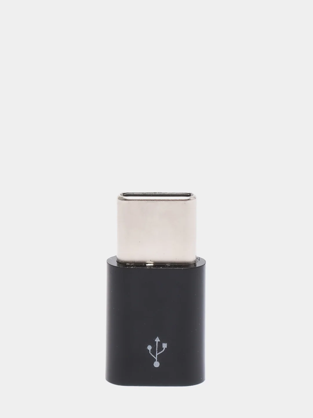 Серый переходник адаптер micro usb type c