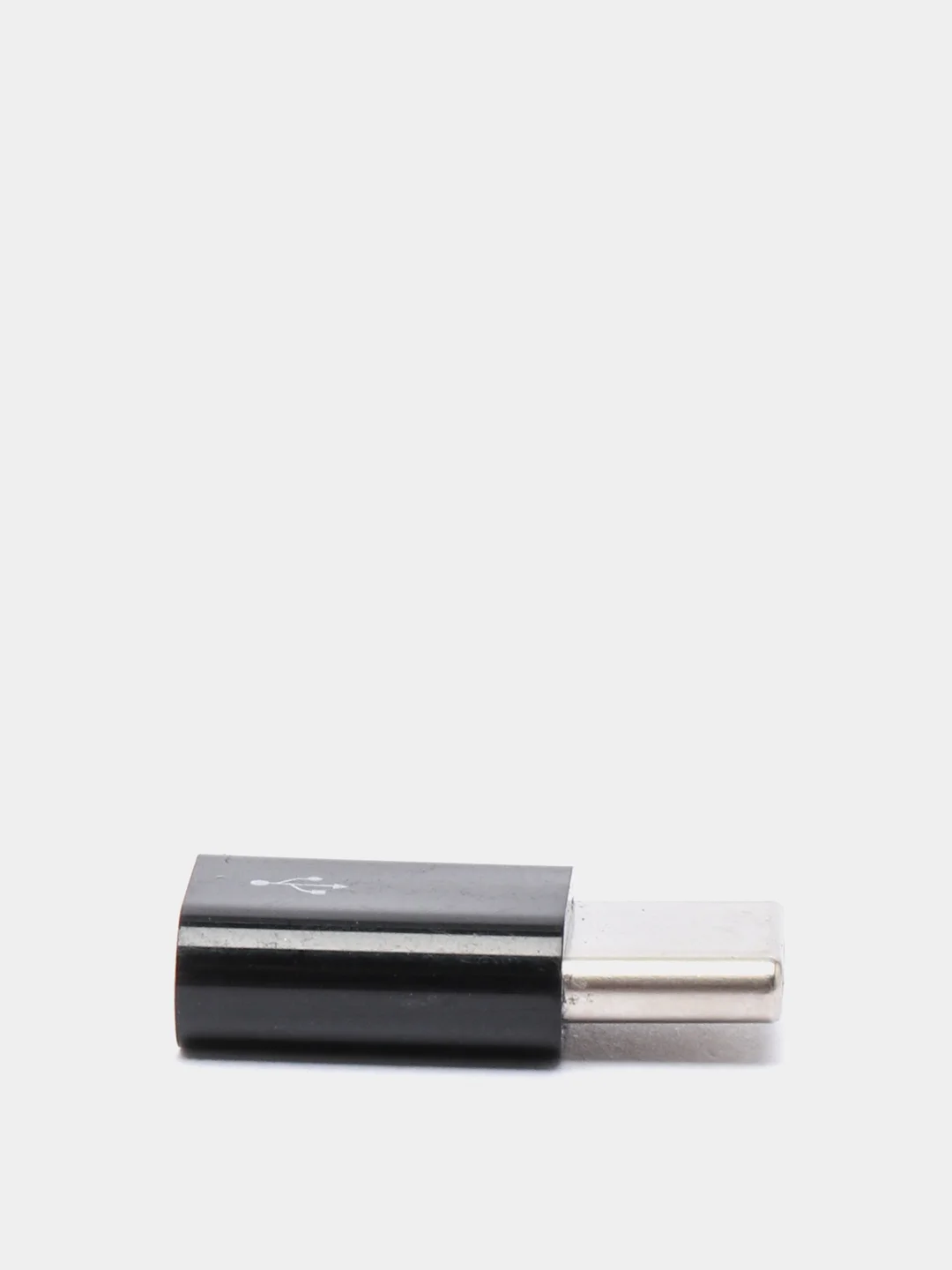 Серый переходник адаптер micro usb type c