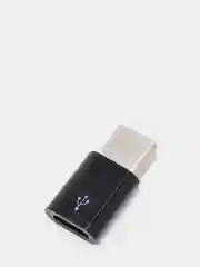 Серый переходник адаптер micro usb type c
