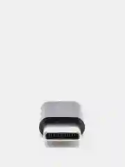 Серый переходник адаптер micro usb type c