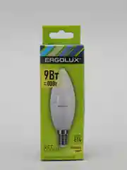 Лампа светодиодная Ergolux Е14, 9 Вт, "Свеча" LED-C35-9W-E14
