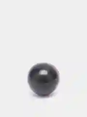 Черный бусины резиновые стопорные