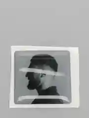Золотой 3d наклейки стикеры на телефон "Jony / Джони"