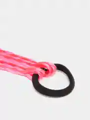 Коралловый резинка для волос с косичками