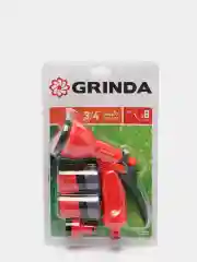 Набор для полива Grinda GS-34, пистолет поливочный, соединительный для шланга