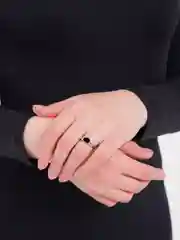 Серебряный кольцо "Заливное сердце"