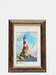 Коричневый фоторамка со стеклом, 10 x 15, А6, пластиковая