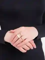 Золотой кольцо на Новый год, набор 3 штуки