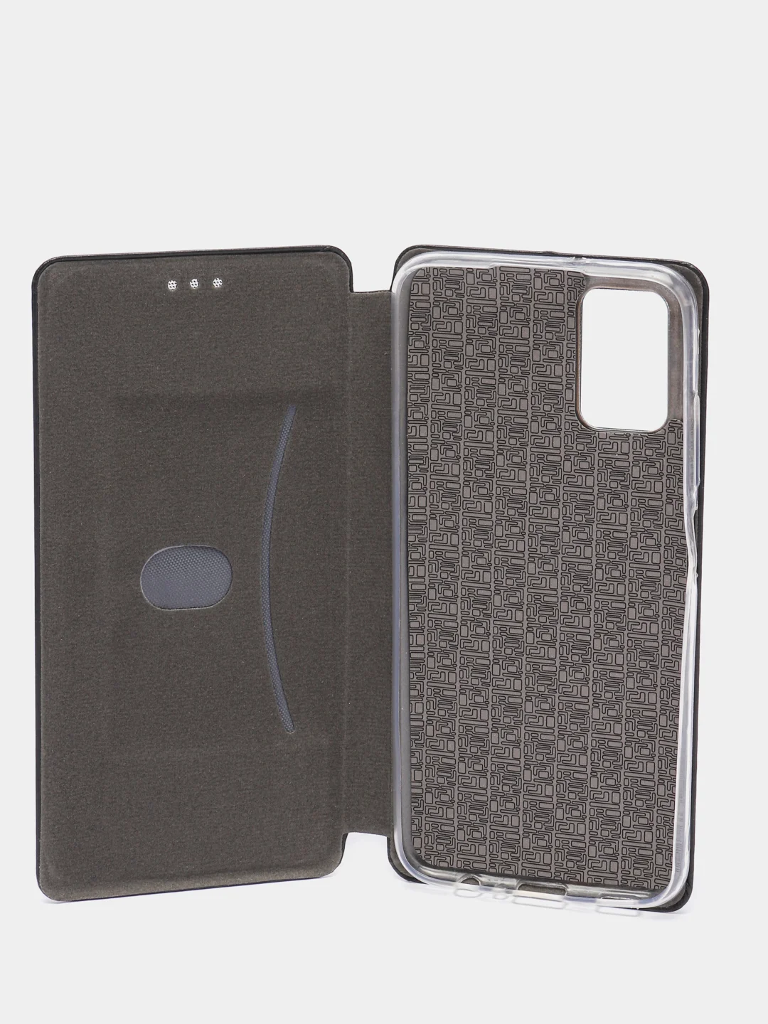 Черный чехол книжка Samsung Galaxy A03s, Самсунг