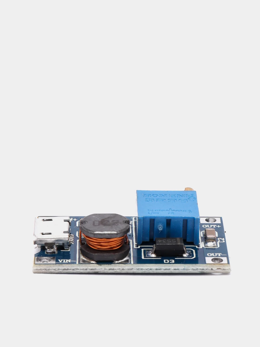 DC-DC повышающий преобразователь напряжения с USB разъемом, 2A