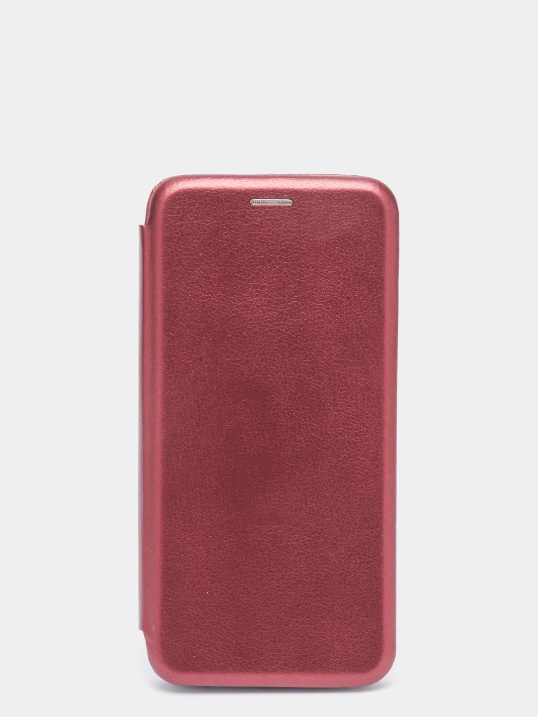 Бордовый чехол книжка Xiaomi Redmi Note 9S, Note 9 Pro, Редми Ноут 9 Про