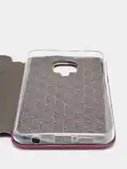 Бордовый чехол книжка Xiaomi Redmi Note 9S, Note 9 Pro, Редми Ноут 9 Про