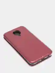 Бордовый чехол книжка Xiaomi Redmi Note 9S, Note 9 Pro, Редми Ноут 9 Про