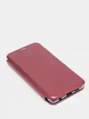 Бордовый чехол книжка Xiaomi Redmi Note 9S, Note 9 Pro, Редми Ноут 9 Про
