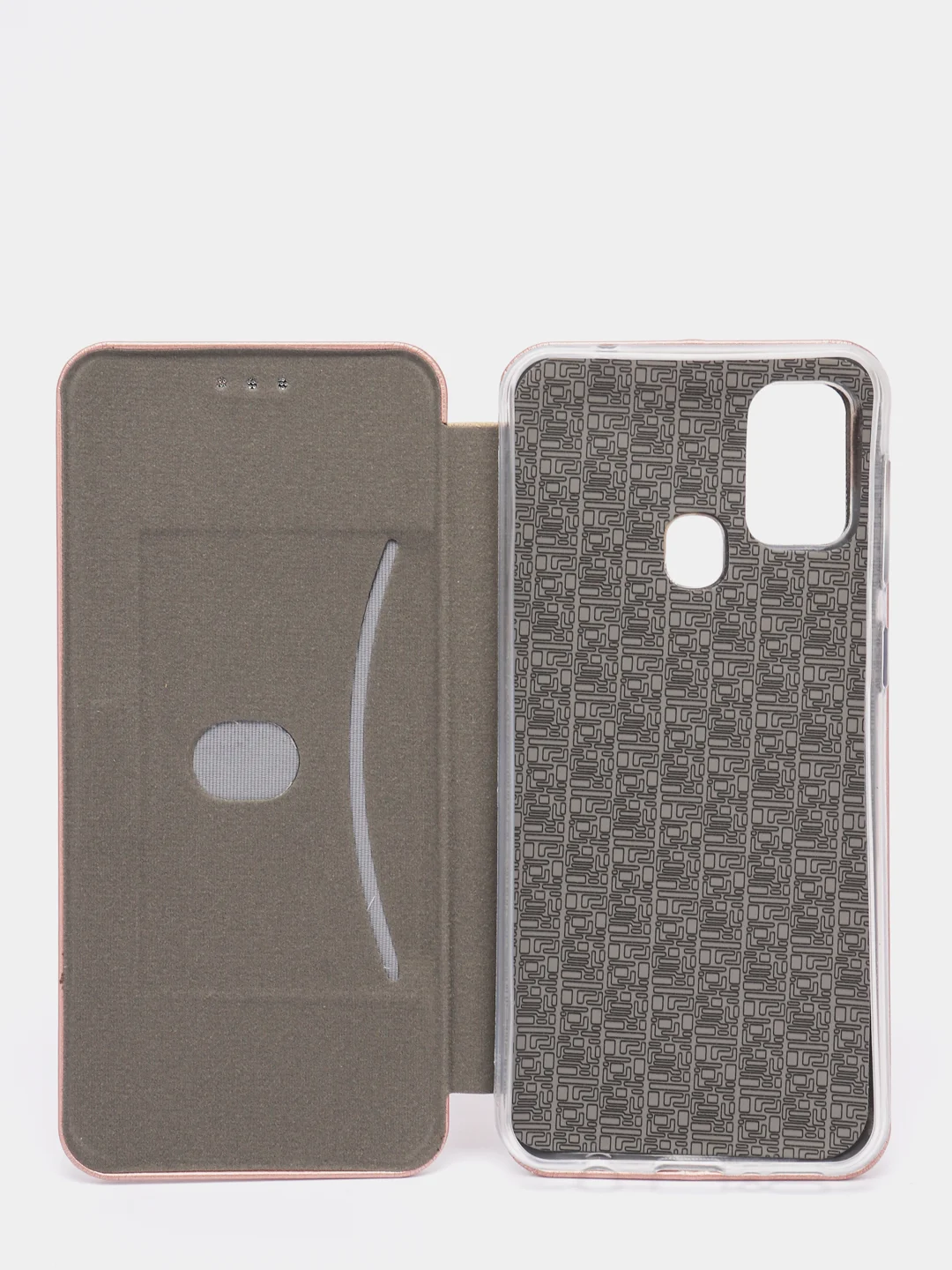 Золотой чехол книжка для Samsung M31, Самсунг М31