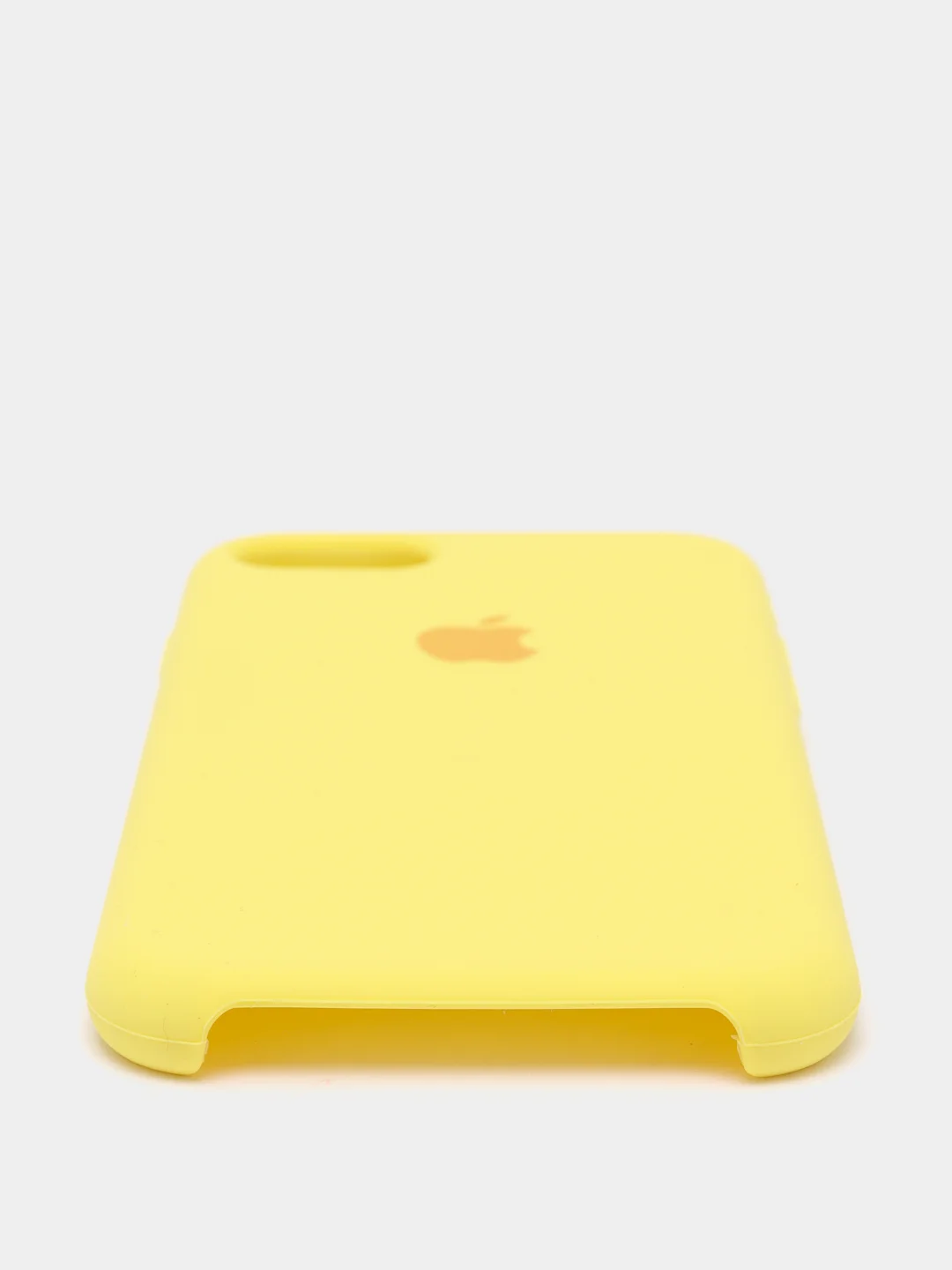 Лимонный чехол Silicone Case для iPhone 7, 8, SE 2020, с открытым низом