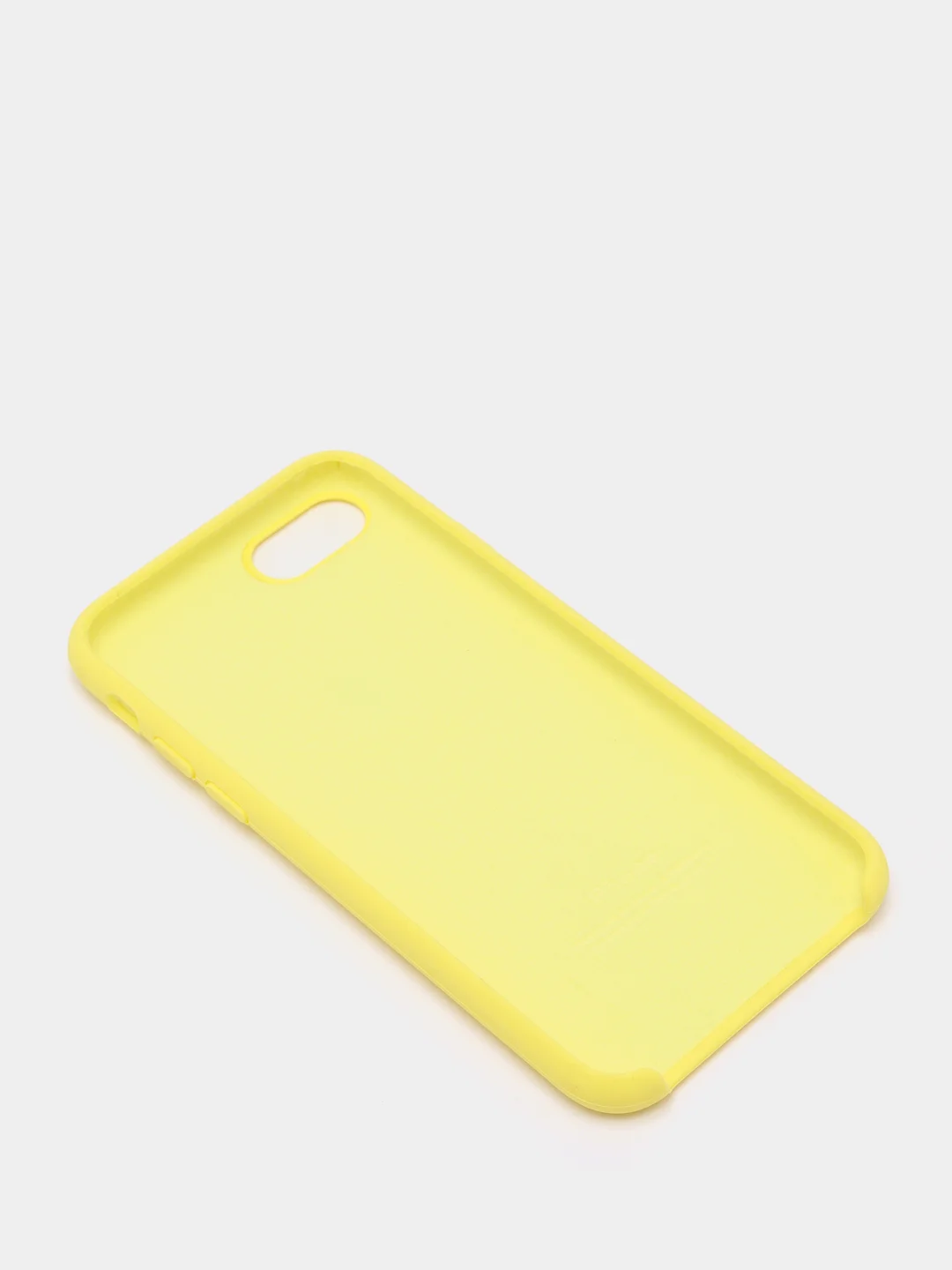 Лимонный чехол Silicone Case для iPhone 7, 8, SE 2020, с открытым низом