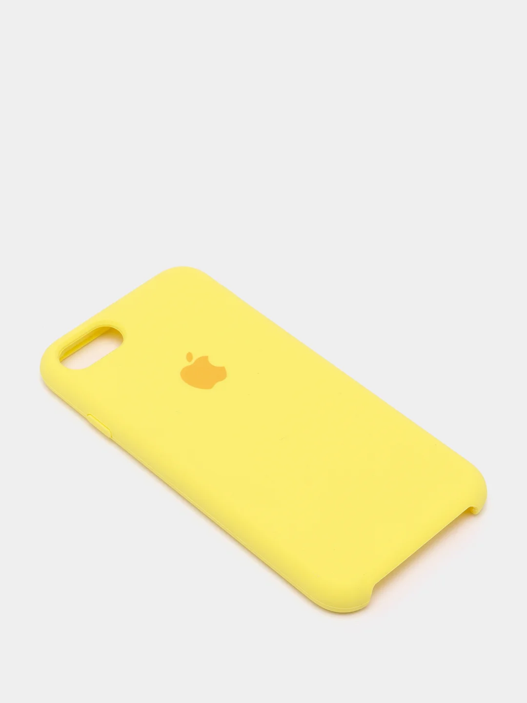Лимонный чехол Silicone Case для iPhone 7, 8, SE 2020, с открытым низом