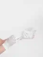 Белый перчатки длинные атласные сетчатые женские, 15 цветов